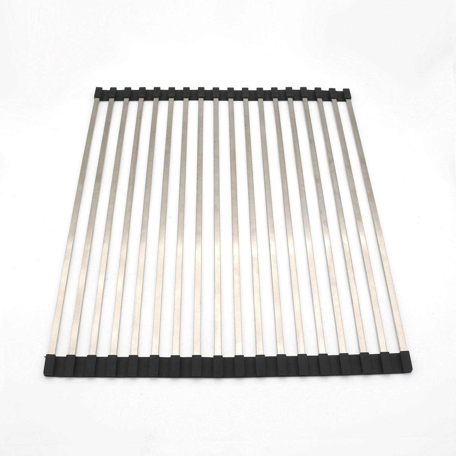 30不锈沥水架钢沥4水卷帘橱柜厨架房水槽碗碟可折叠筷硅胶置物架,厨房/烹饪用具,抹布架/厨房清洁收纳架,淘宝优惠券,粉丝福利购,淘宝优惠卷