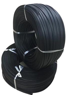 黑色PVC胶骨T型骨拉包边骨箱包骨内PWL用撑条条P支型胶骨防水骨