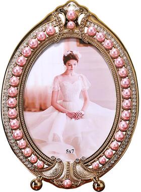 欧复古金属相框摆台6装寸7寸10个性创式意客厅床头CS-2024柜家居