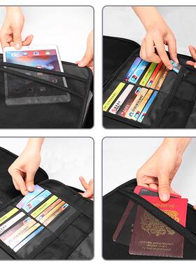 绝电商防水火安防护证件收收纳全包多功能纳整理防火文件袋