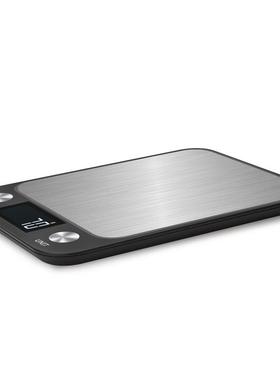 平板不锈钢厨房秤称5kg充品电小电子秤0食物食称烘焙CX-2018克重