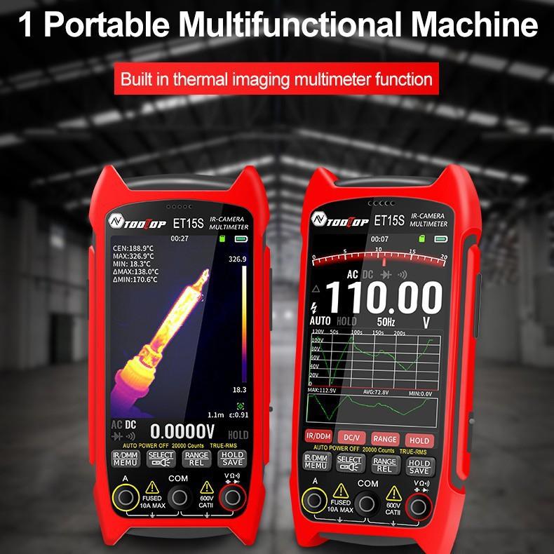 TOOLTOPET15S热成像万用表约3次/秒19999字256*192红外分辨率