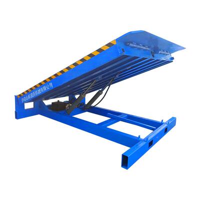 仓储物定流车过桥动液压升降调电节叉板保税区卸货平FCY台固式登