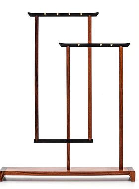 家厂直销毛WSX121笔中国风创简意时尚约文房架摆件个性实木毛笔挂