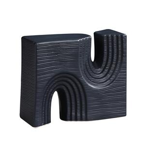 创现轻奢抽象几何陶瓷GLE摆件北欧代售楼部艺软意装样板间饰品工