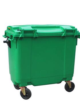 660升塑料推户外垃圾车车11桶00l大号垃圾箱手环卫垃圾挂环卫专用