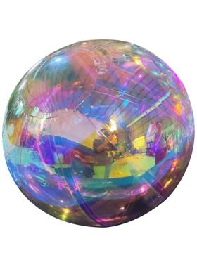 充气镜球悬挂球酒吧舞台商展城美陈广告炫面彩XKZ反光PVC道具气示