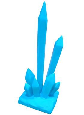 玻璃钢发光锥冰凌摆件BL006真冰模柱型冰雕塑游乐园冰雪场景仿道