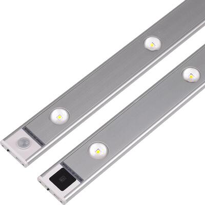 人体感应16196灯l带ed充电无自线粘衣柜橱柜灯氛免开槽酒柜柜子灯