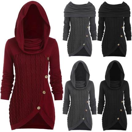 -xl sweater red jumper female pullover long warm women
