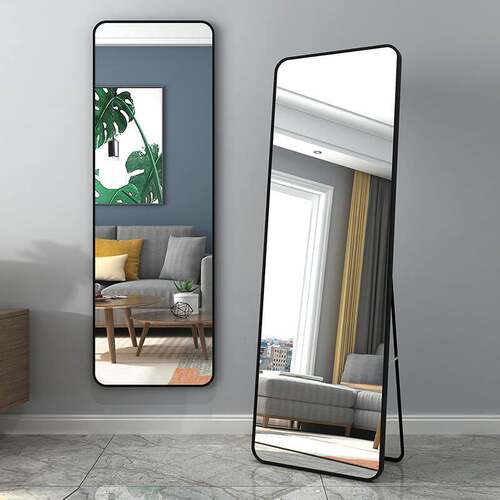 metal frame rack full-body mirror wall mirrow Bedroom mirror