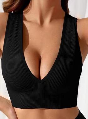 shirts elastic sports vest trainning fitness knitting