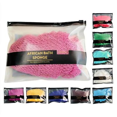 African Bath Net Reusable Net Sponge Body Exfoliator Shower