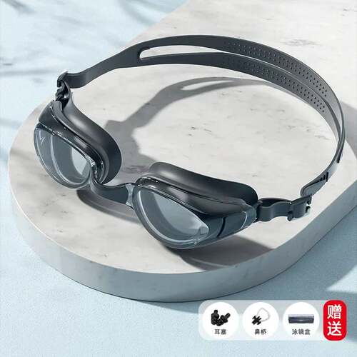 Myopia swimming goggles with prescription成人带度数游泳眼镜