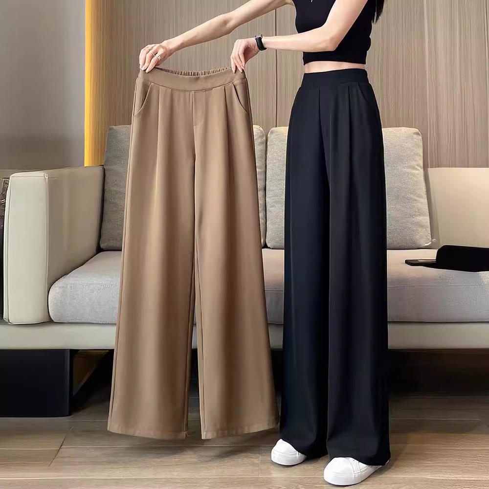 wide pants waist size narrow suit high leg casual pants