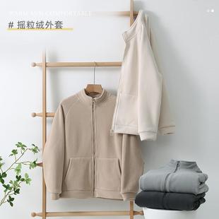 casual fleece Thickened for shirt long-sleeved women jacket