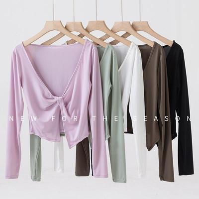 clothes training Pilates running fitness temperament sleeve