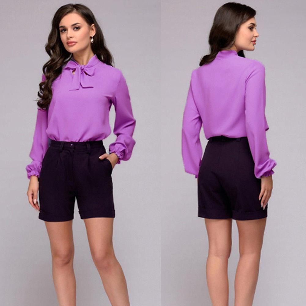 white yellow blouses occupation pullove long tops bowknot