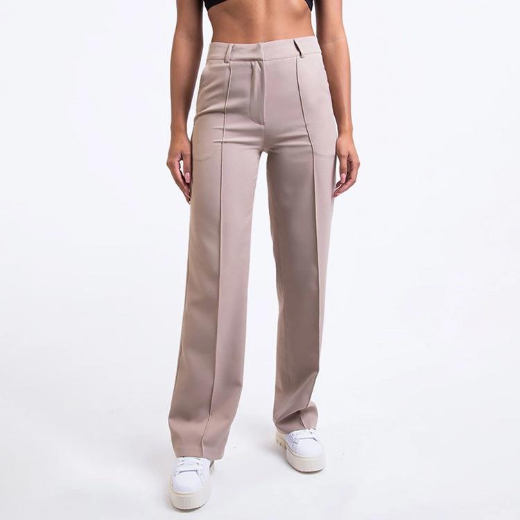Commuter business casual pants solid color simple fashion