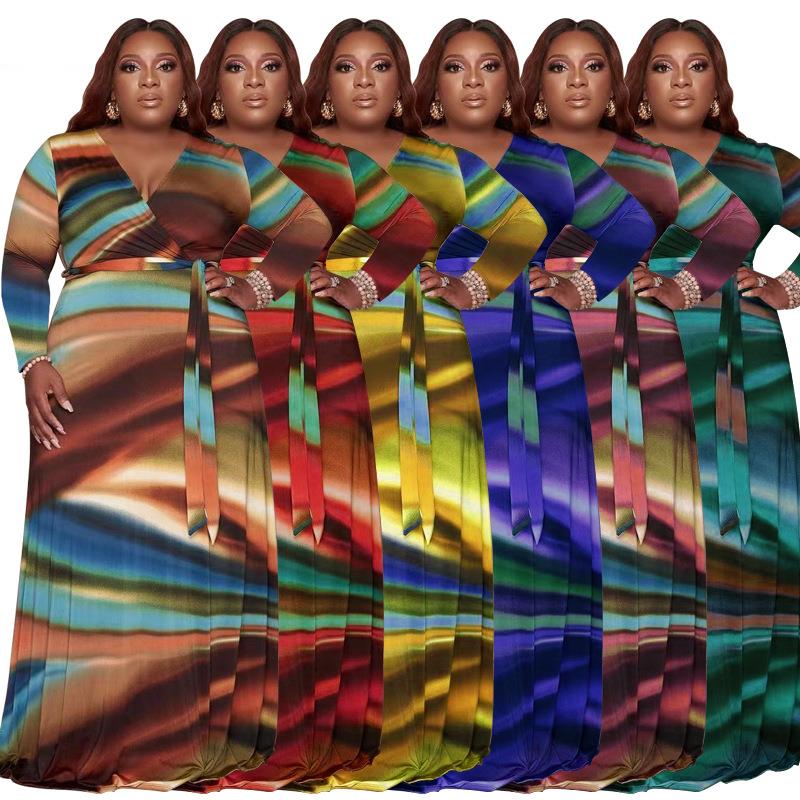 Neck Abstract Dress Belt V Tight Size Deep Womens Fashion