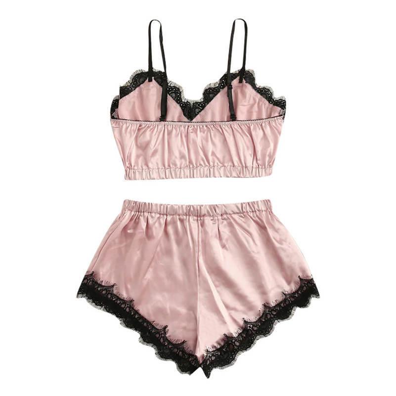 set panties lace wrap chest three-point suspenders lingerie