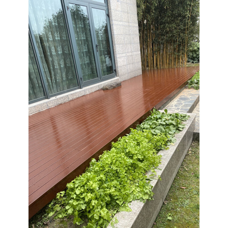 塑木菠萝格芬兰木樟子松碳化木别墅公园户外景观庭院花园防腐木装