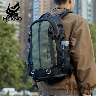 2025新款男士防水户外大容量旅行电脑双肩包机能都市通勤休闲背包