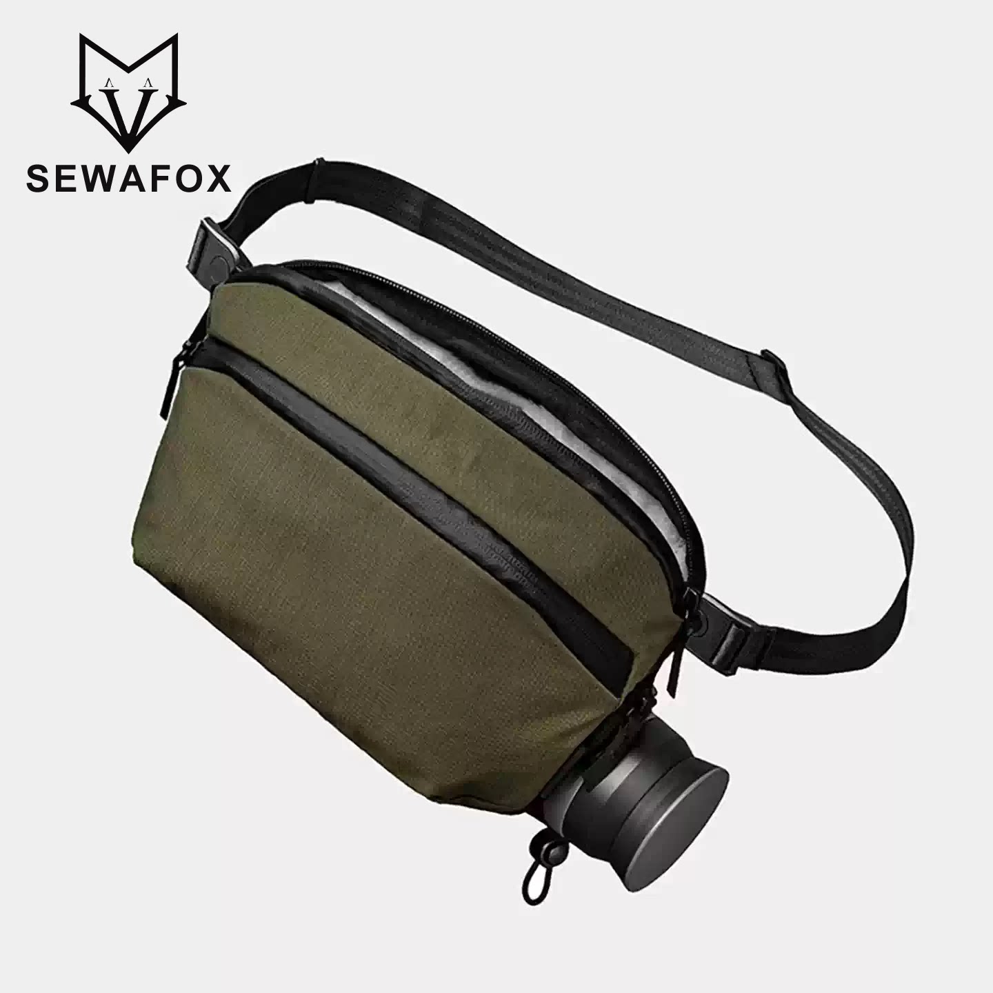 SEWAFOX塞瓦狐男士机能斜跨包