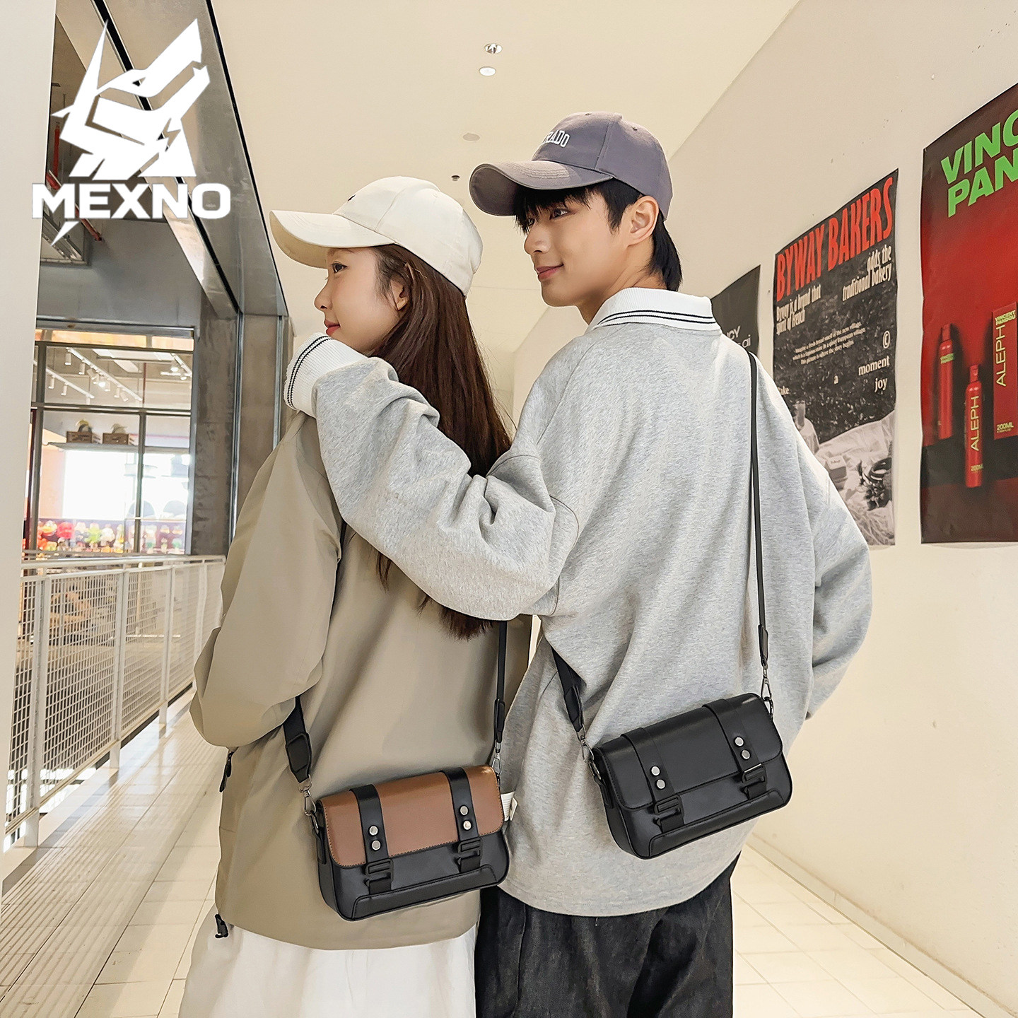MEXNO梅克奴复古时尚邮差包