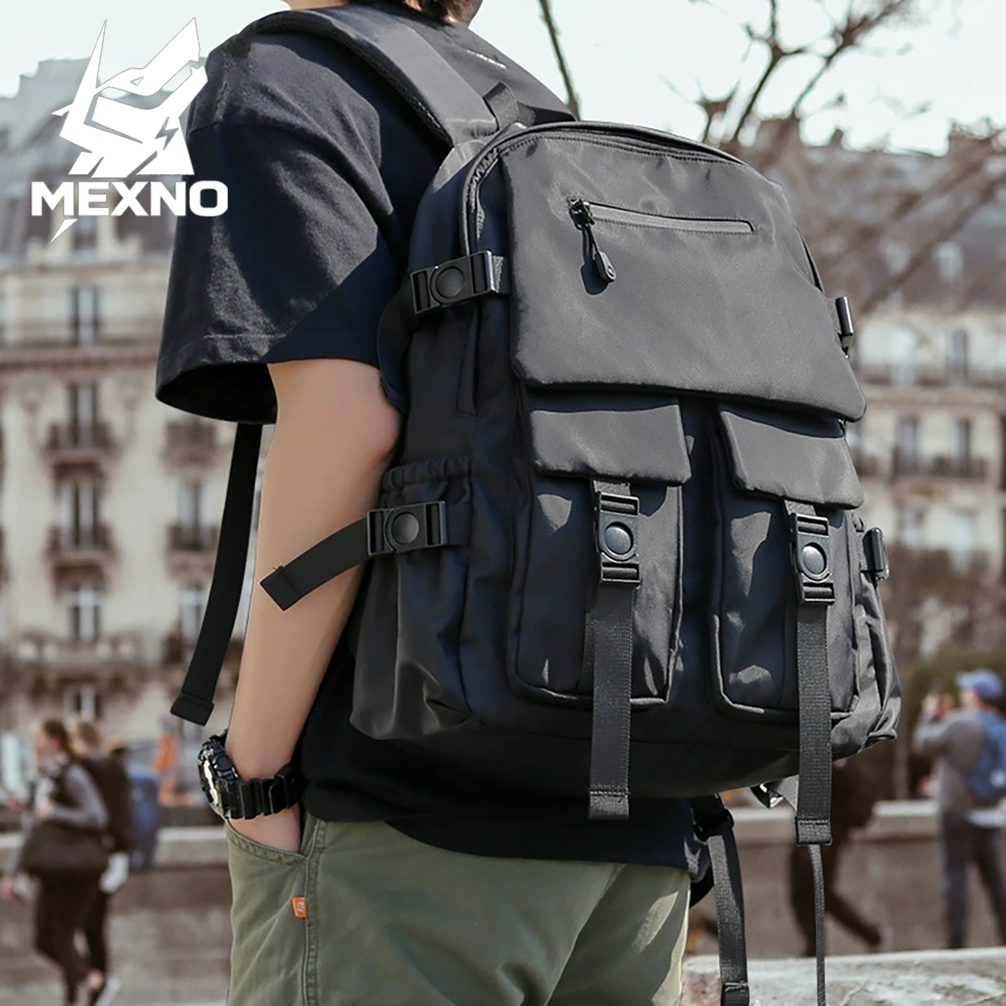 MEXNO梅克奴户外旅行机能双肩包
