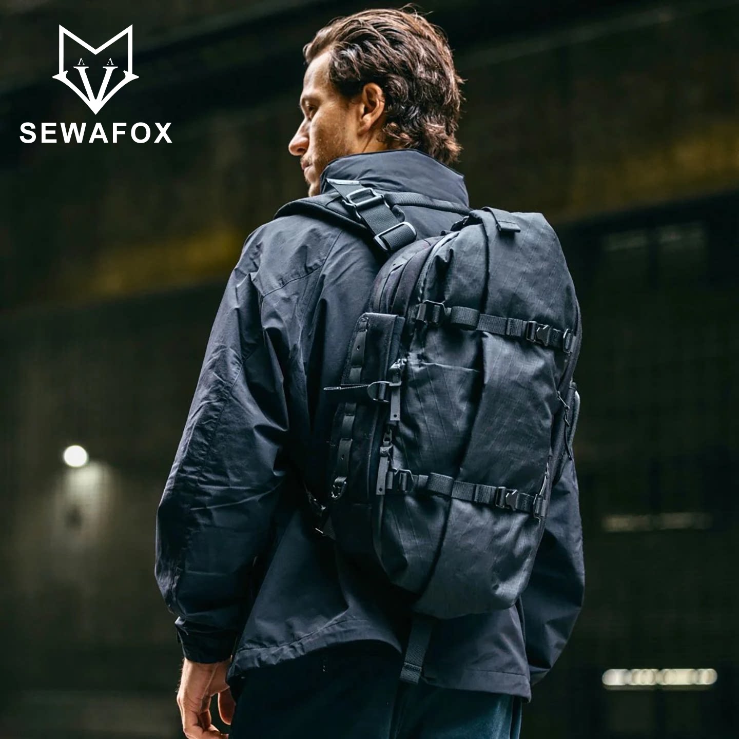 SEWAFOX塞瓦狐男士大容量双肩包