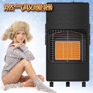 室内家用管道天然气取暖器液化燃外加热商用煤气瓶气采暖炉子远红