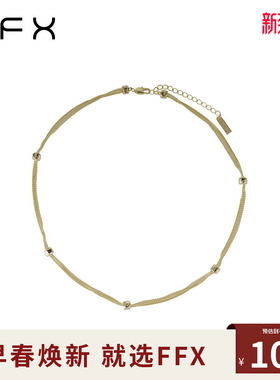 弗弗西FFX多层时尚休闲金属项链夏日[一川]基础choker锁骨链颈链