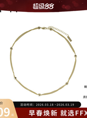 弗弗西FFX多层时尚休闲金属项链夏日[一川]基础choker锁骨链颈链