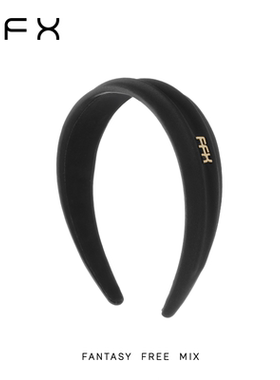 弗弗西FFX塔莉娅高级感品质定制高颅顶发箍宽边黑色高端精致发饰