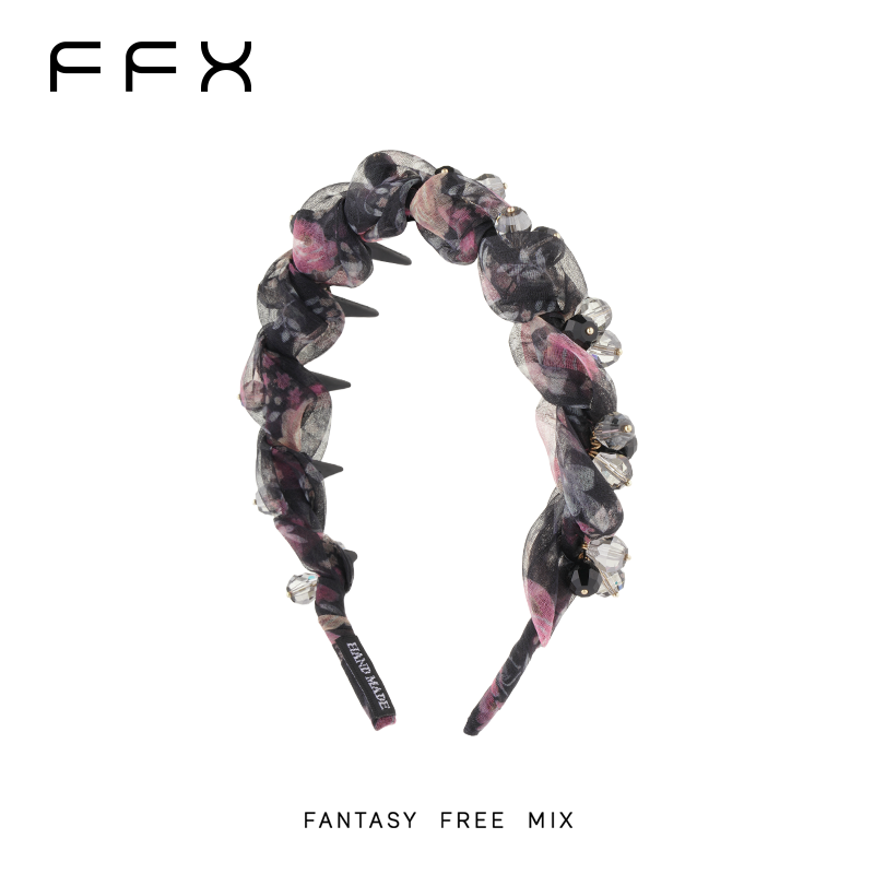 弗弗西FFX[夏梦]仙气优雅闪耀齿梳发箍女款夏高颅顶发卡头箍头饰