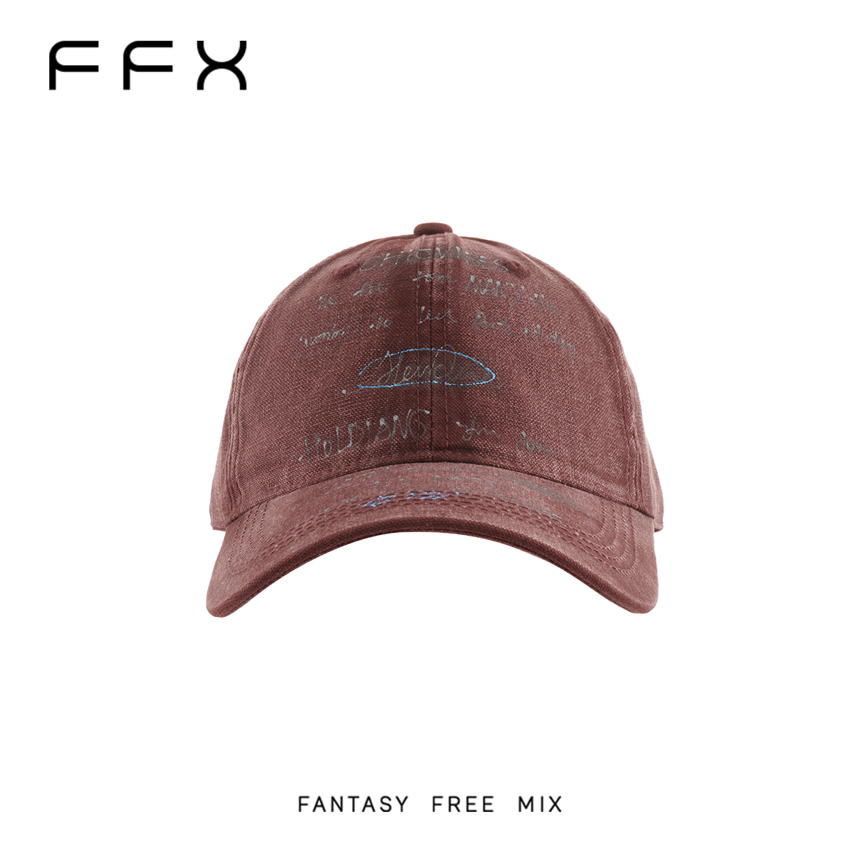 【夏天粉丝专享】FFX【涂鸦日记】棒球帽男女手绘涂鸦复古鸭舌帽