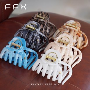 FFX弗弗西南瓜派对大号南瓜抓夹发量大发夹子发量多后脑勺高级感