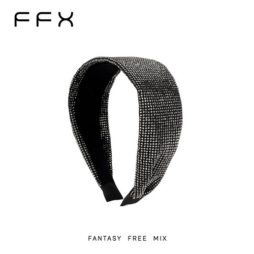 【明星同款】弗弗西FFX高级感轻奢满钻时尚包头Dawn.星光宽边发箍