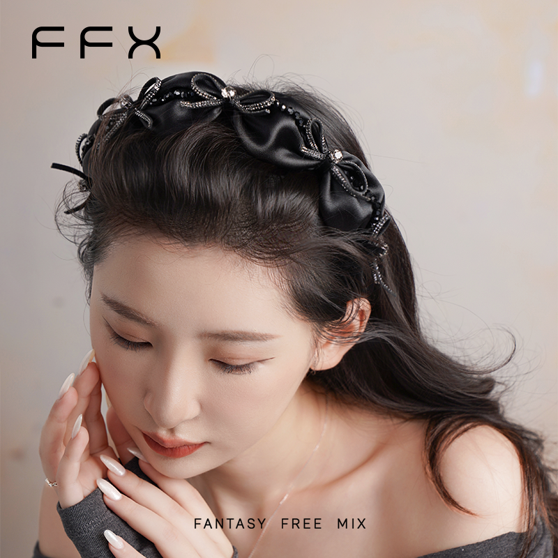 蝴蝶结发箍女高级感发卡头饰