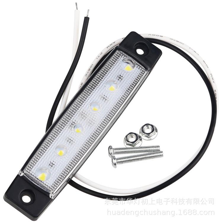 12V24V通用6led货车边灯信号灯拖车汽车卡车侧边警示灯电商热销