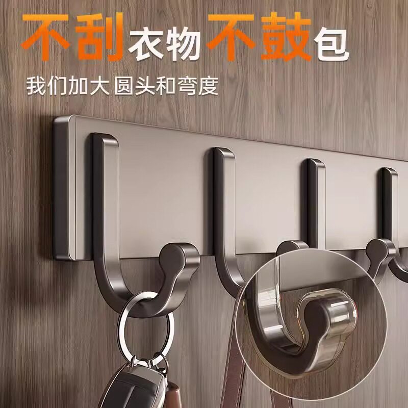 挂衣架壁挂墙上门后钩强