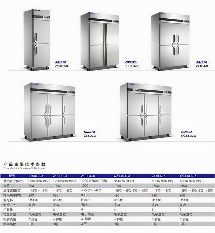 广东星星tz400l2b冷冻保鲜工作台 1.8米靠背冷藏冷冻操作台保鲜柜