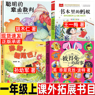书本里的蚂蚁王一梅著一年级必读课外书彩图注音版小学生推荐阅读聪明的章鱼裁判胡木仁你好粗尾巴孙幼军彼得兔的故事注音版全集