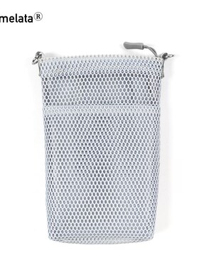 MoTimelata小斜挎s包女mini收纳包网眼包网兜包网格包随身包手机