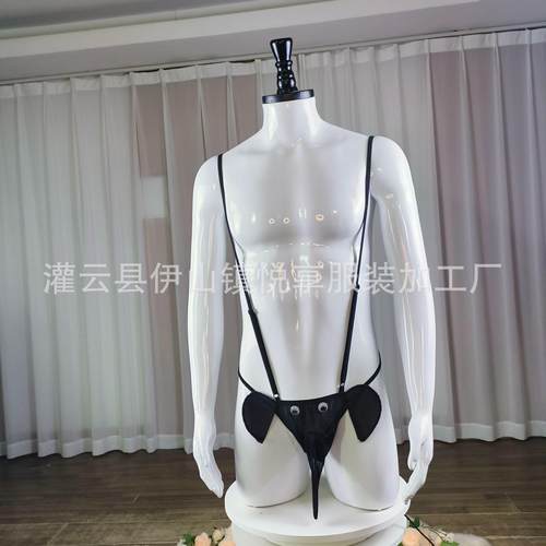 underwear sexy mens sexy bodysuit pants suspenders elephant