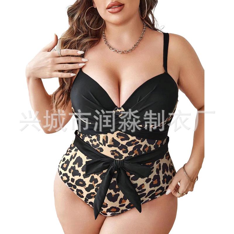 jumpsuit lingerie belt suspenders leopard pajamas leotard