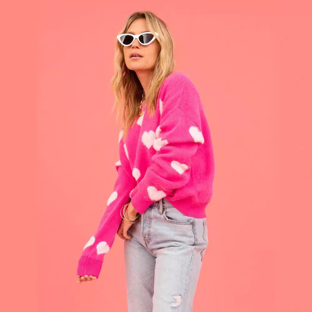 autumn pullover winter commut pattern casual fashion women