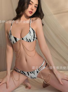 set point three bikini fashion set piece two chain tether