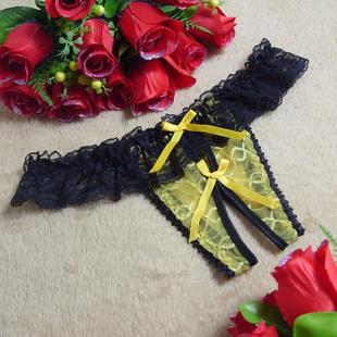 low sexy lace ladies transparent temptation open panties